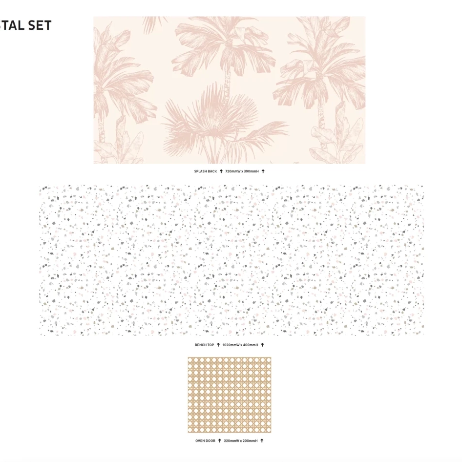 Play Kitchen Decal Set - Pickawall