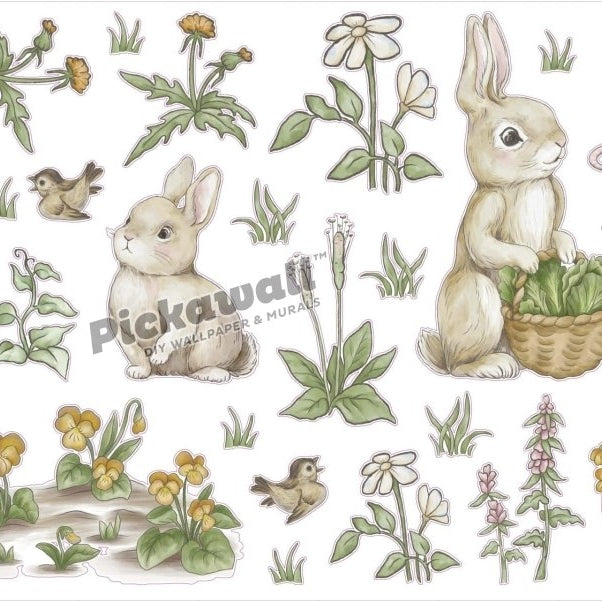 Rabbit Family Decal Set by Kikki Belle - Pickawall
