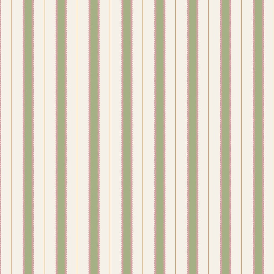 Red Blue Scallop Stripes - Pickawall