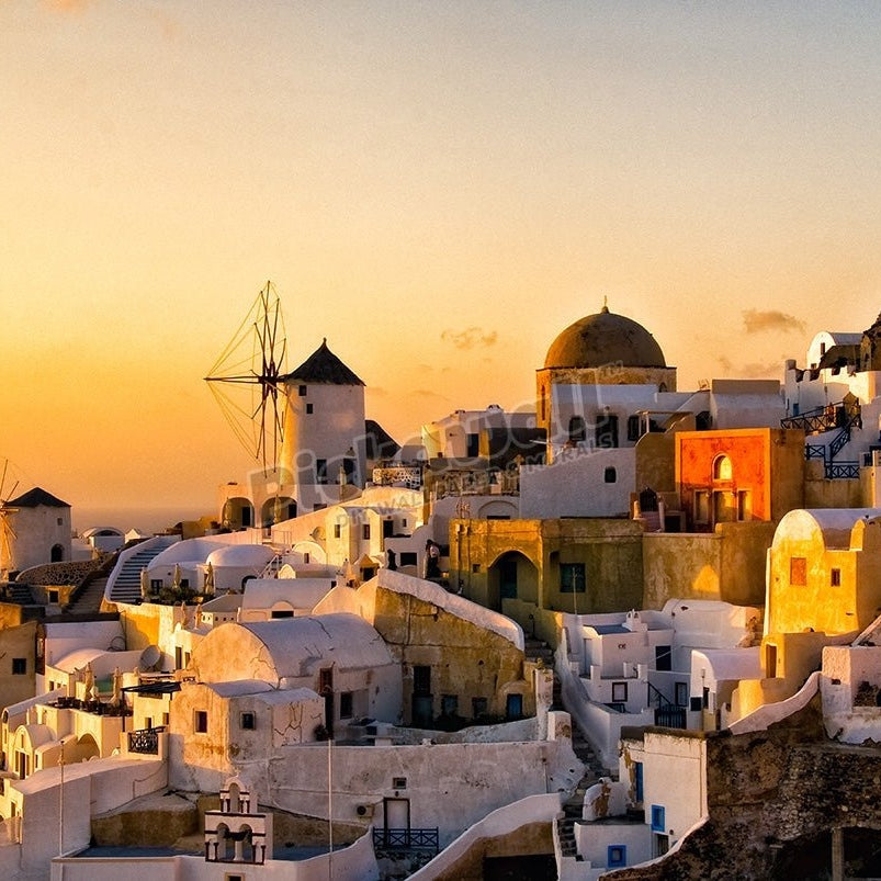 Santorini at sunset - Pickawall