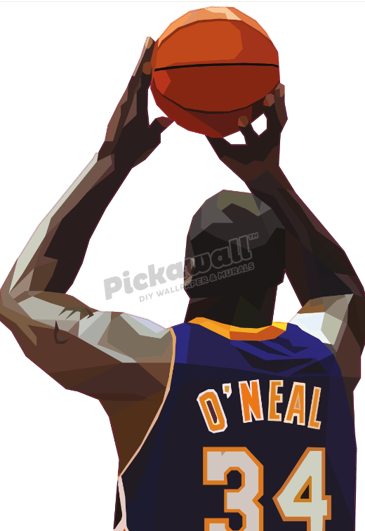 Shaquille O'Neal NBA Jersey Decal by DG Designs - Pickawall