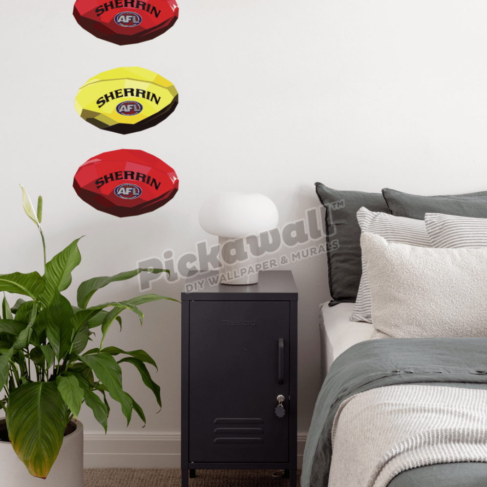 Sherrin Football Decal by DG Designs X AFL - Pickawall