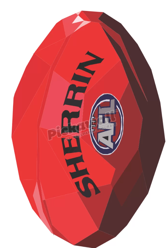Sherrin Football Decal by DG Designs X AFL - Pickawall