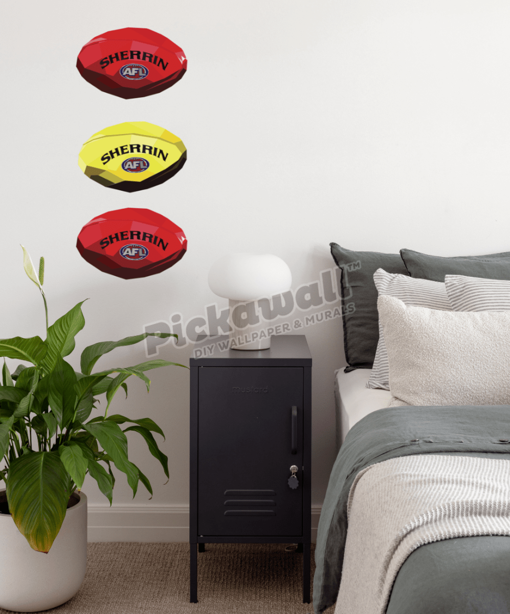 Sherrin Football Decal by DG Designs X AFL - Pickawall