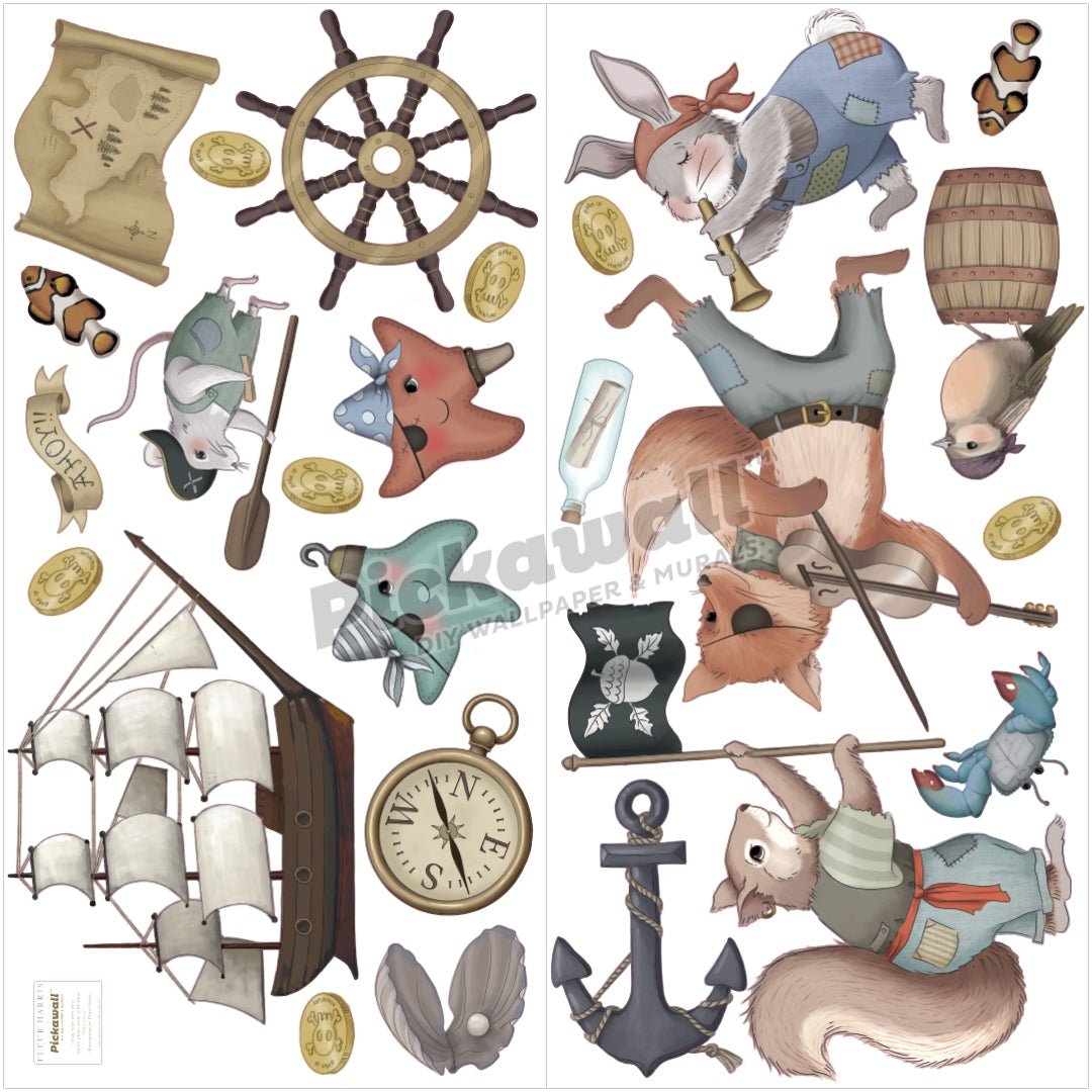 'Ships Ahoy!' Decals by Fleur Harris - Pickawall