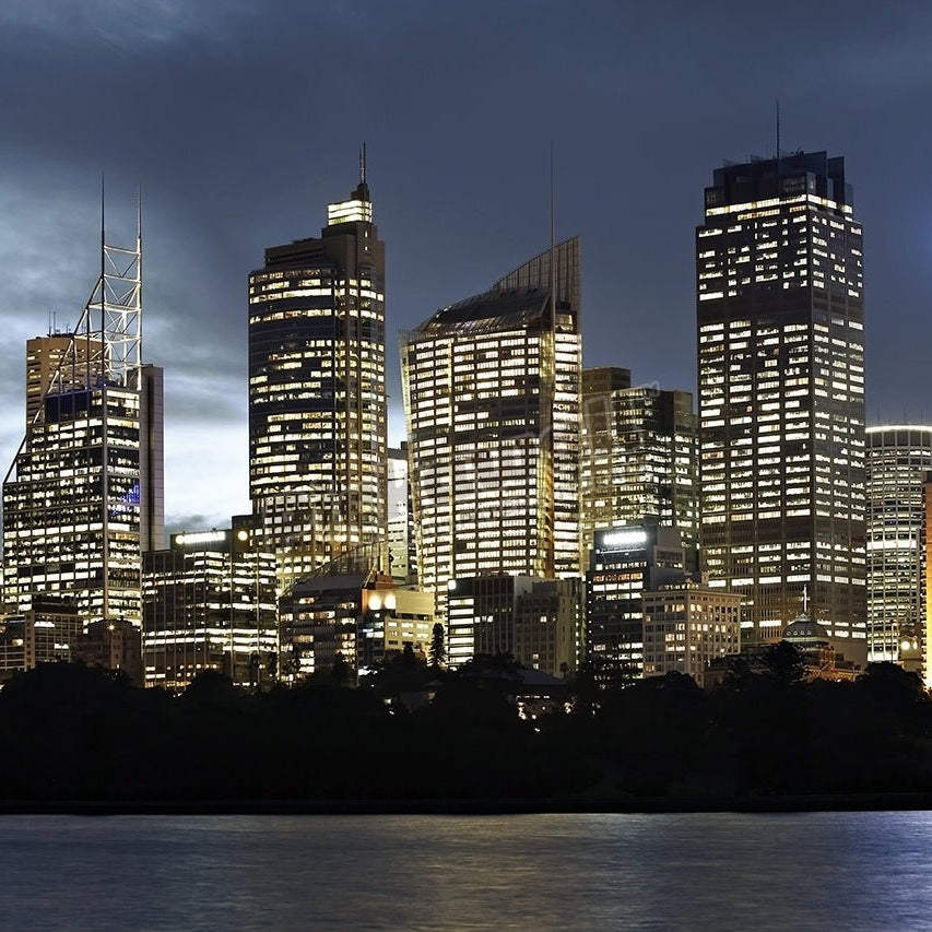 Skyline and Sydney harbour at dusk - Pickawall