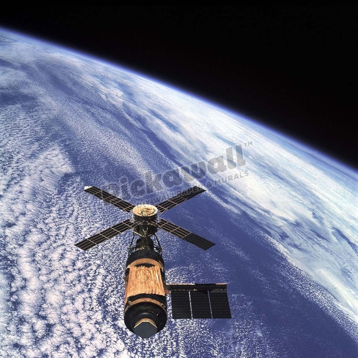 space satellite earth "picture credit NASA" - Pickawall