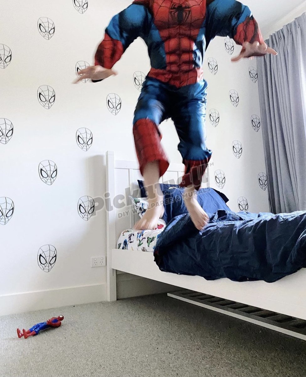 Spider Man Mask Decal Set - Pickawall