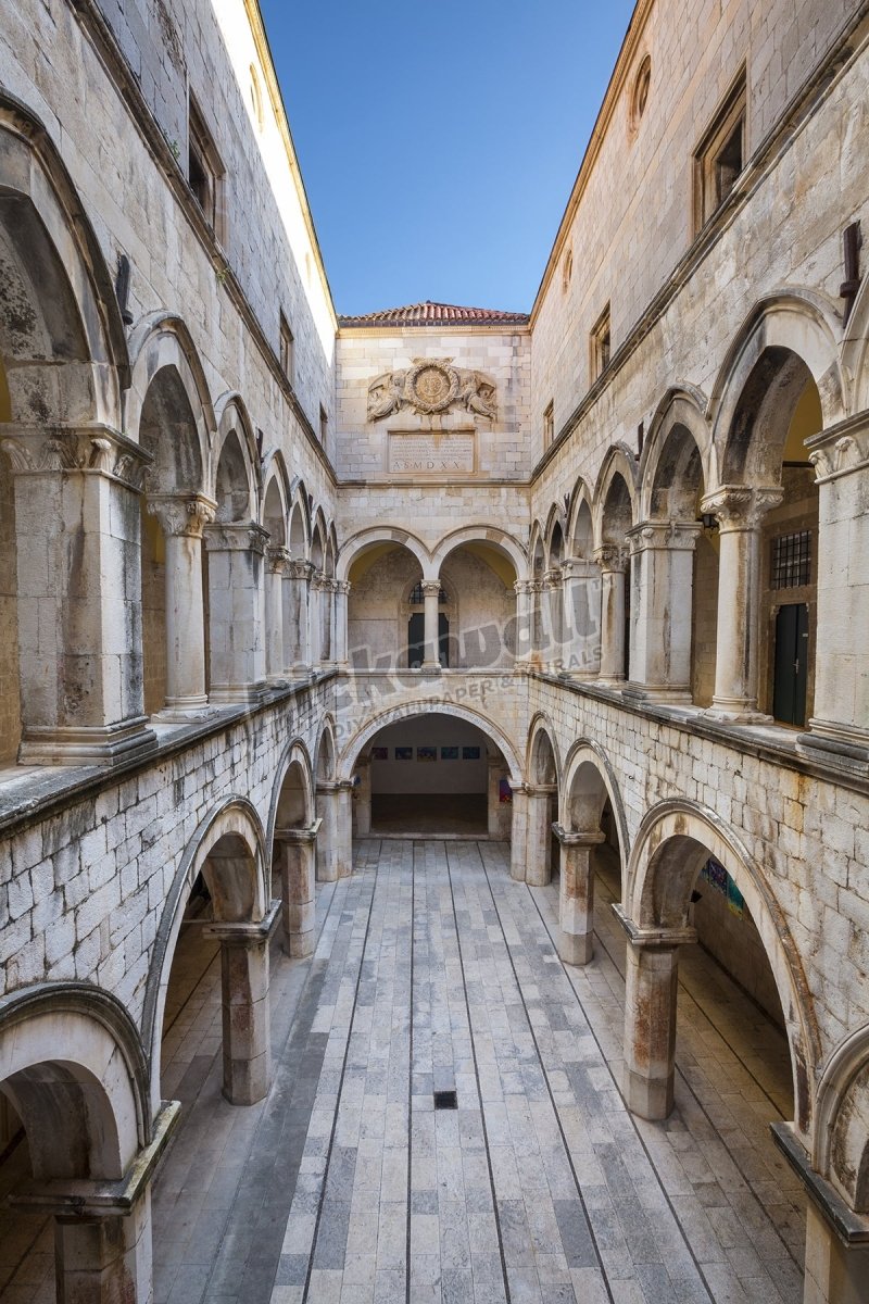 Sponza Palace Internal courtyard, Dubrovnik - Pickawall