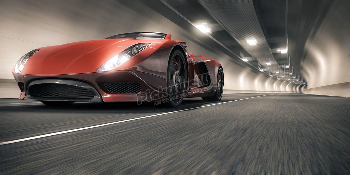 Sports Car in a Tunnel - Pickawall