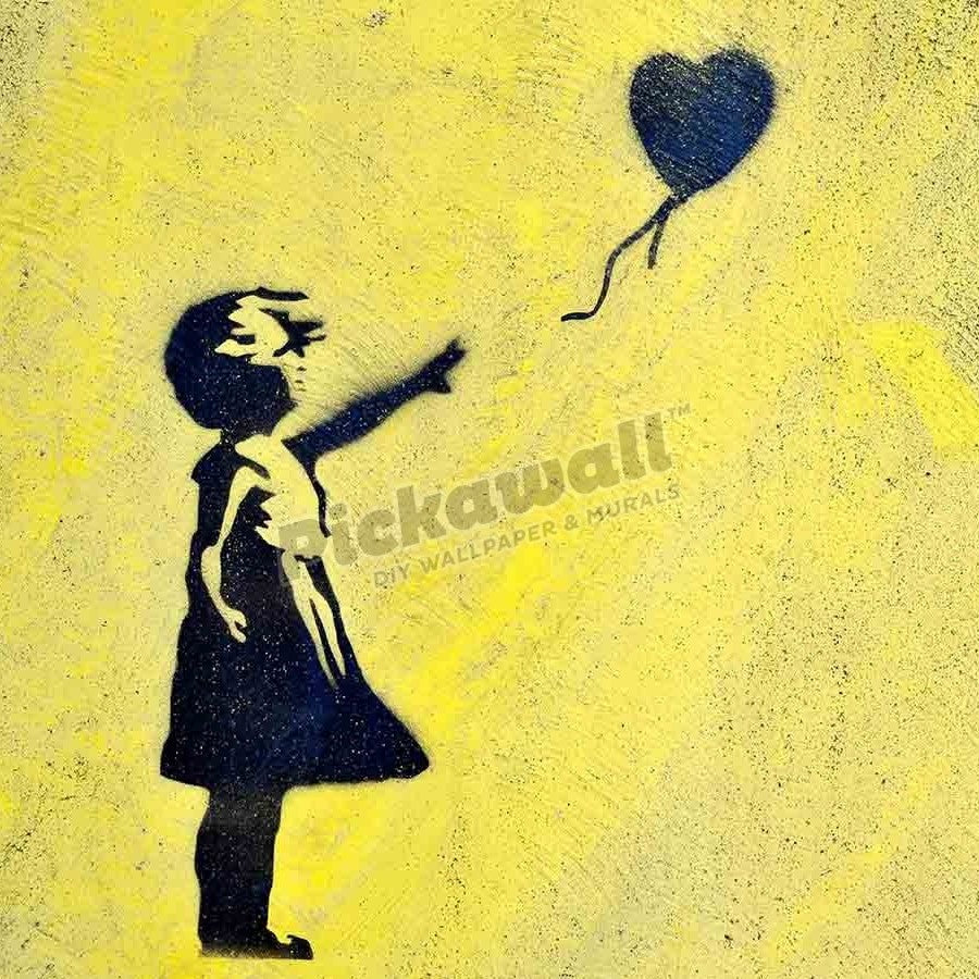 Street art - Banksy girl - Pickawall