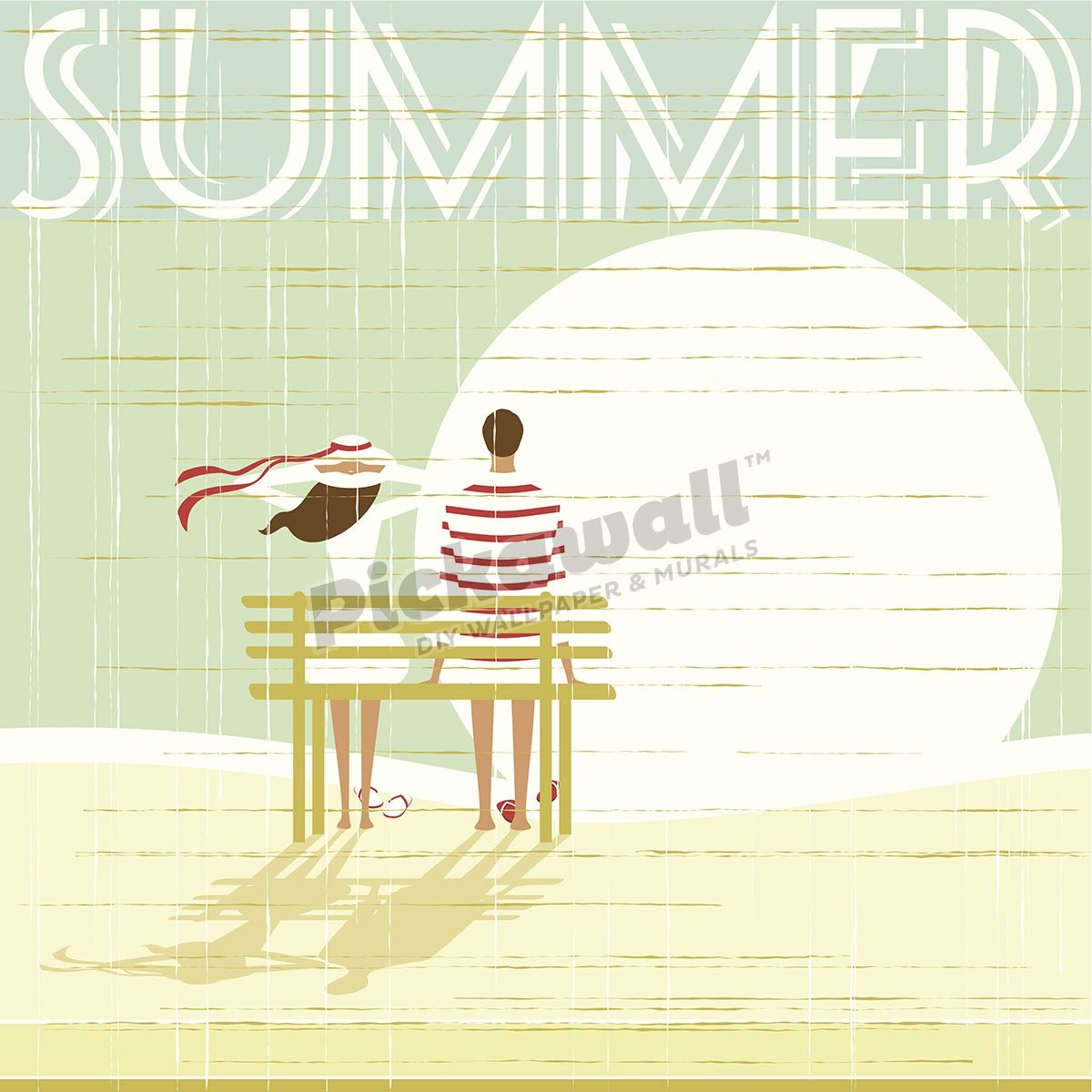 Summer beach couple - Pickawall