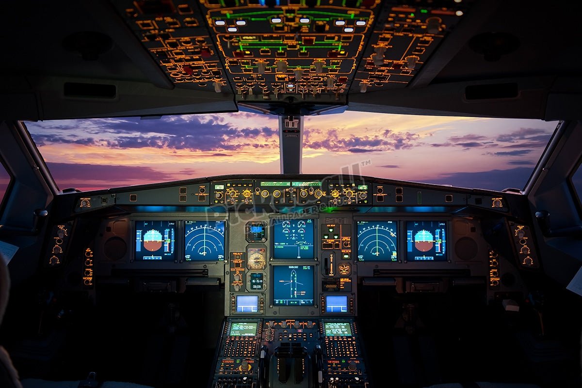 Sunset on the flightdeck - Pickawall