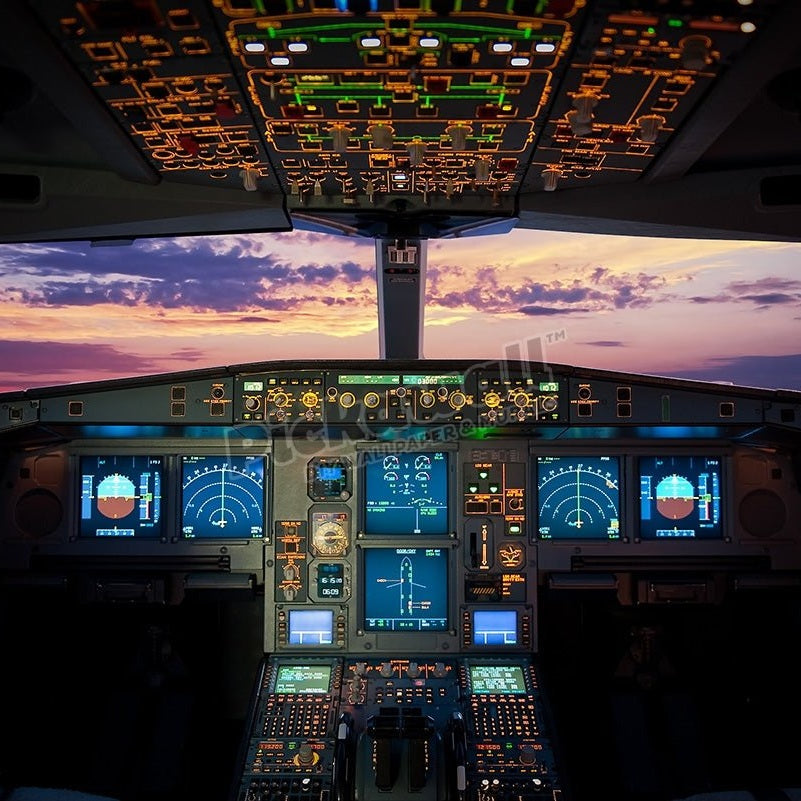 Sunset on the flightdeck - Pickawall