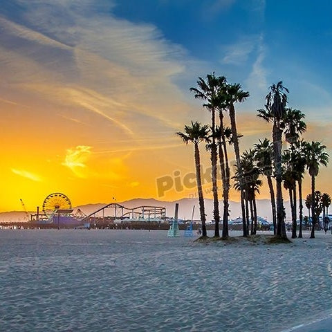 Sunset over Venice Beach - Pickawall