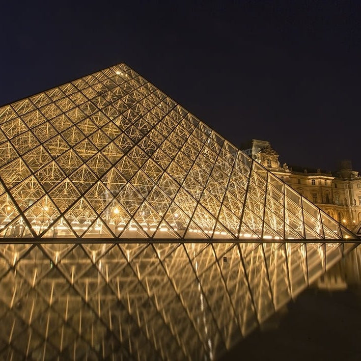 The Louvre- Night time - Pickawall