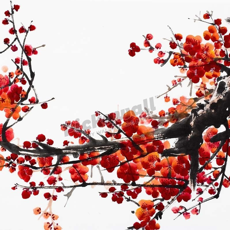 Traditional Chinese Painting, Plum Blossom - Pickawall