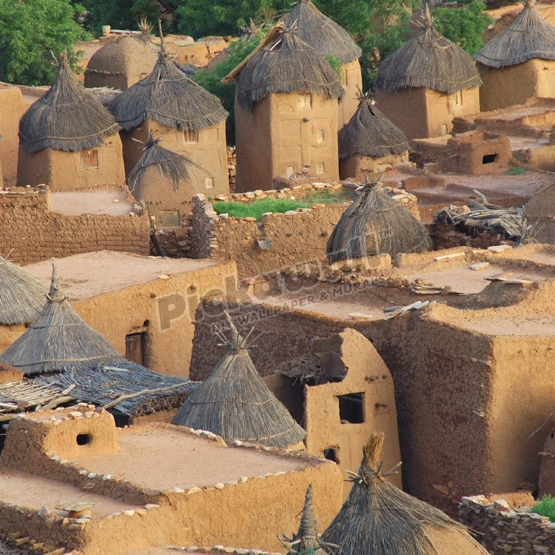 Traditional old clay houses - Pickawall