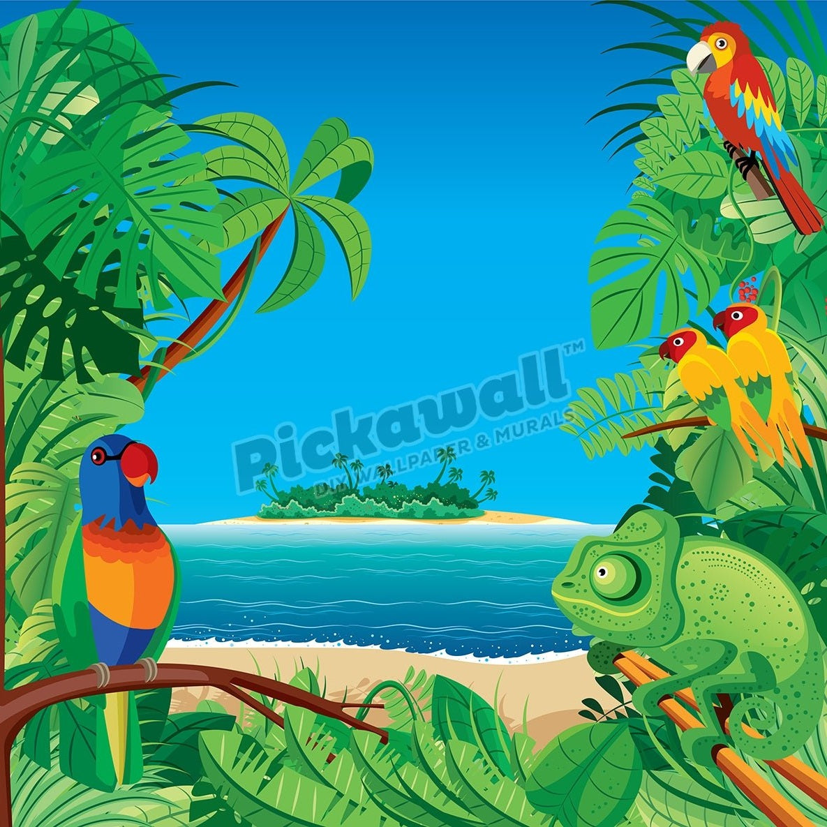 Tropical Beach - Pickawall