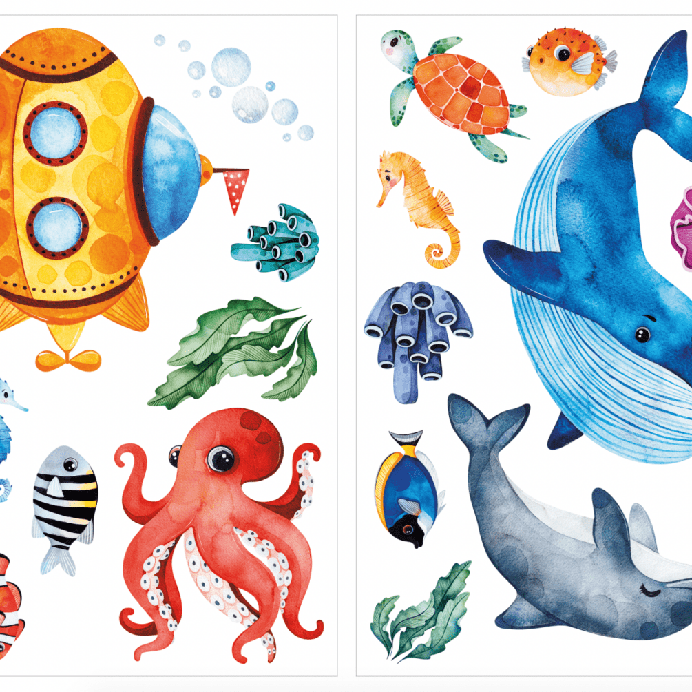 Under the Sea Decal Set - Pickawall