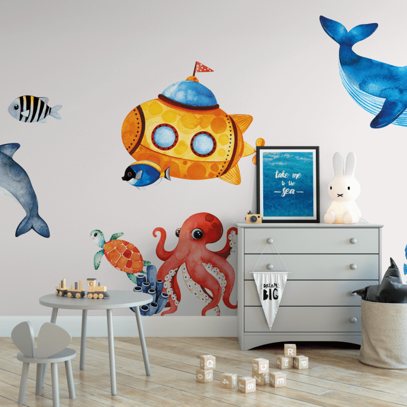 Under the Sea Decal Set - Pickawall