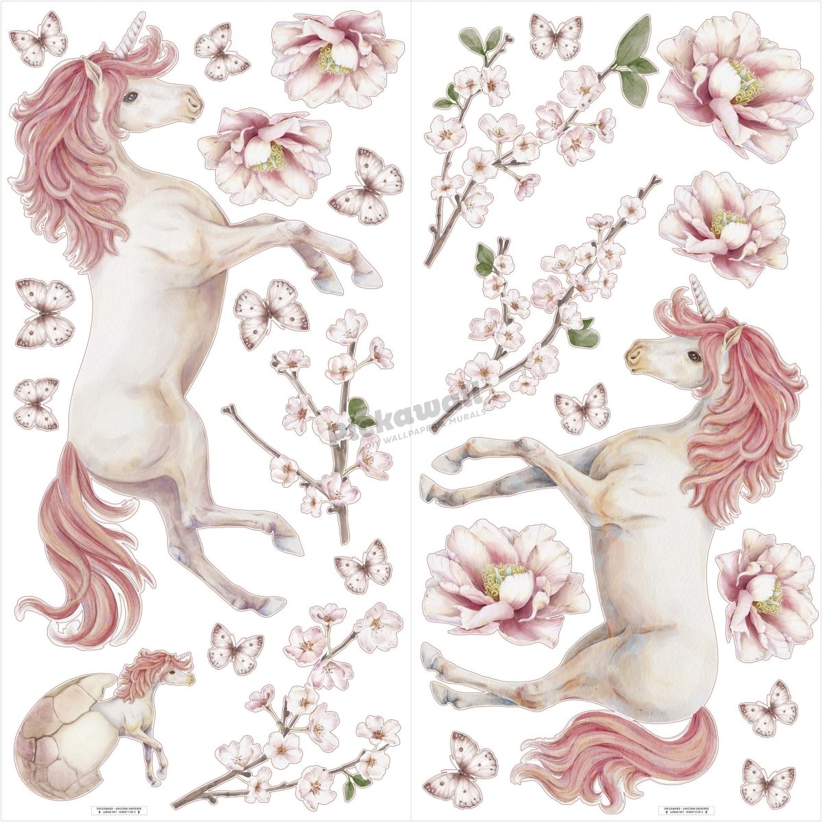 Unicorn Universe Decal Set by Kikki Belle - Pickawall