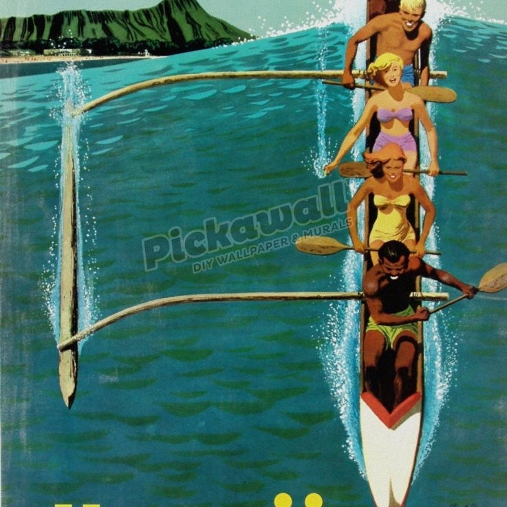 United Air Lines Hawaii - as seen on The Living Room - Pickawall