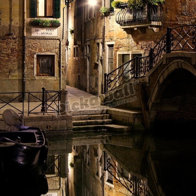 Venice Canal at Night - Pickawall