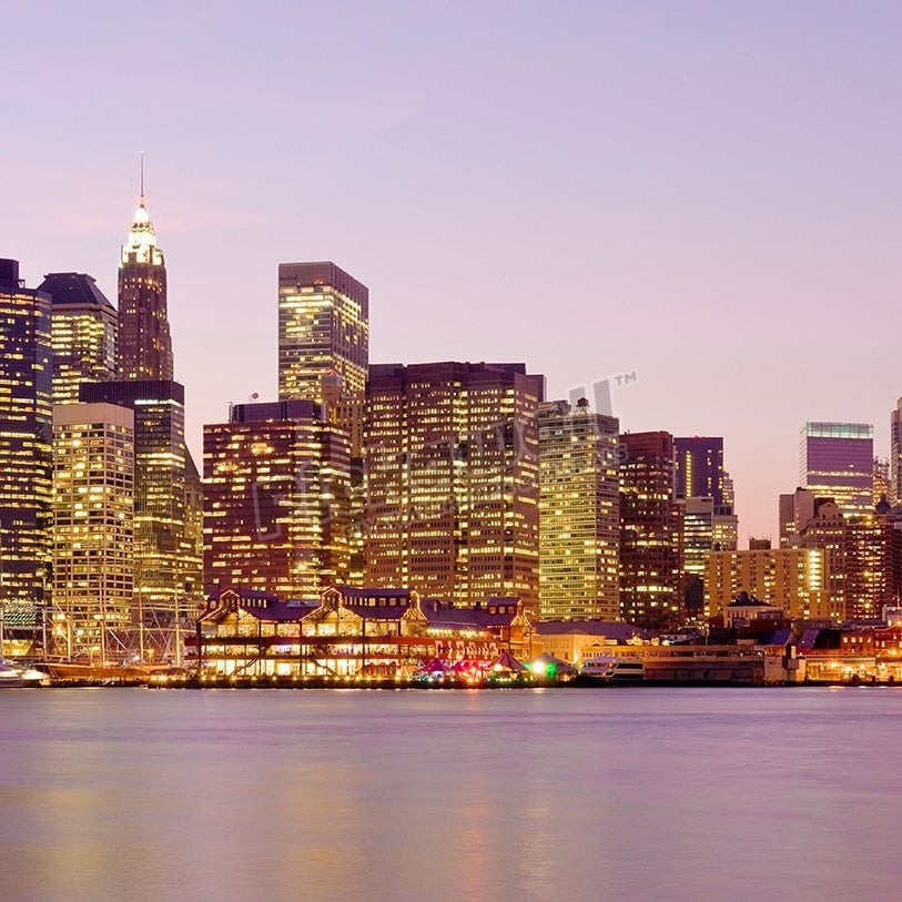 View of Lower Manhattan skyline, New York City. - Pickawall