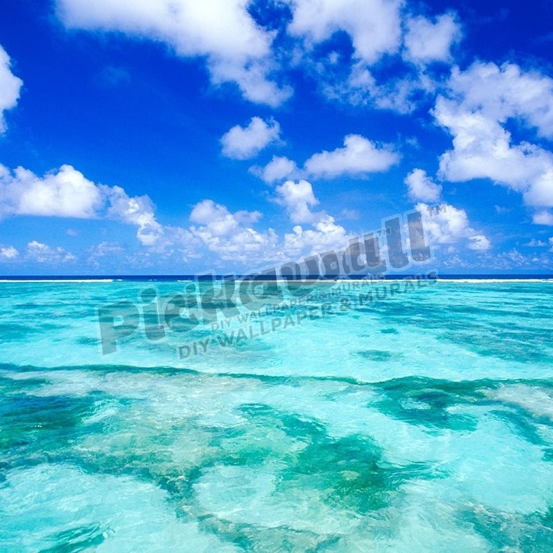 View over shallow water' - Pickawall