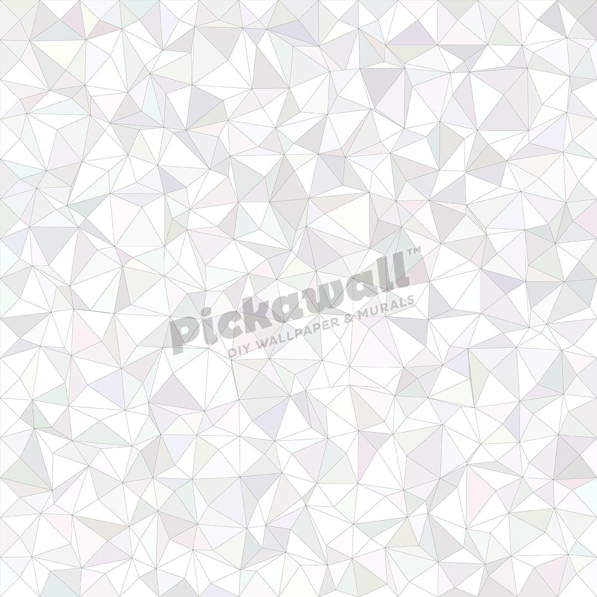White irregular triangle mosaic - Pickawall