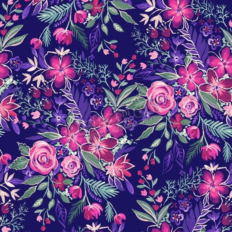 Wild flowers pattern - Pickawall