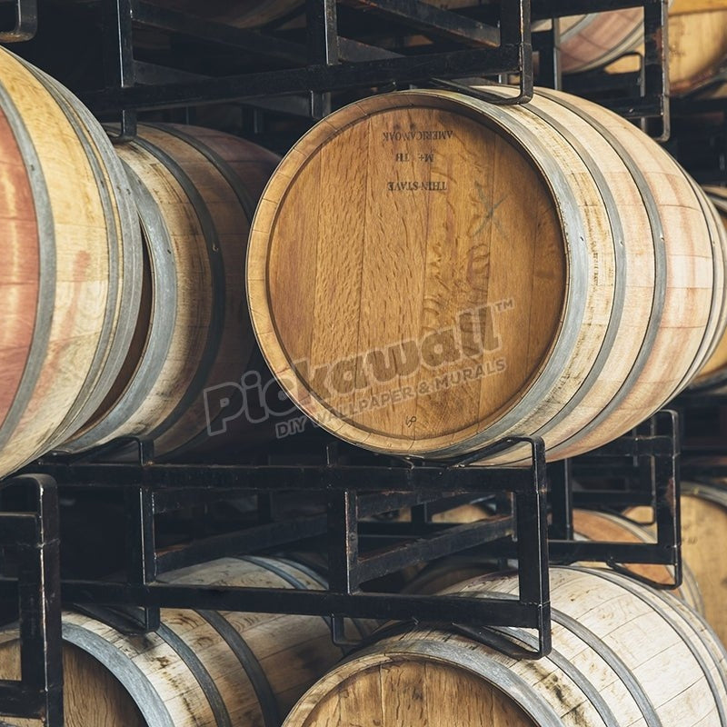 Wine barrels aging - Pickawall