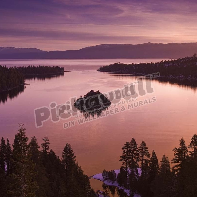 Winter sunrise at Emerald Bay, Lake Tahoe. - Pickawall