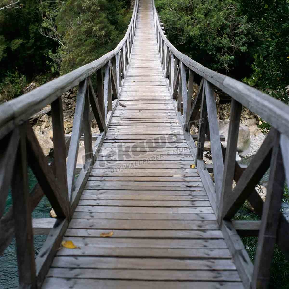 Wood Footbridge - Pickawall