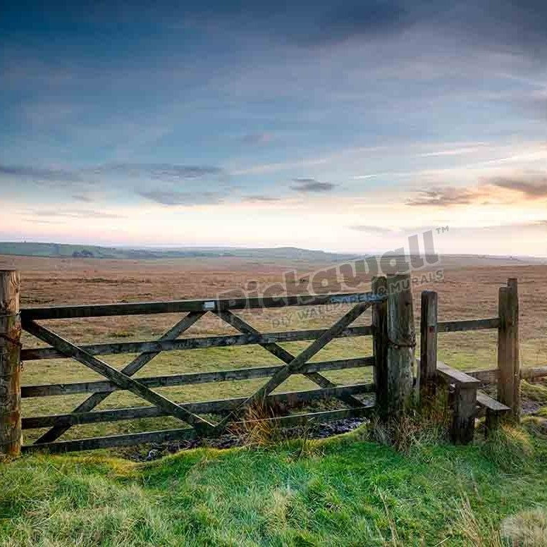 Wooden gate - Pickawall