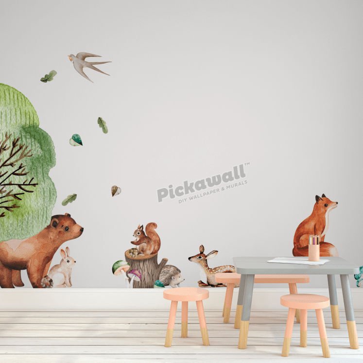 Woodland Creatures Decal Set - Pickawall
