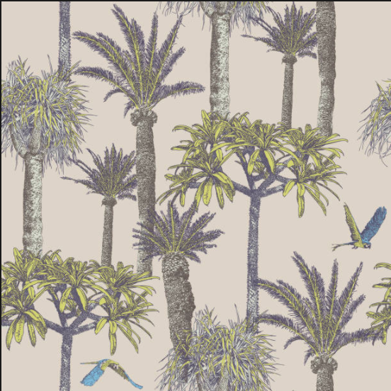Palm Trees and Parrots - Pickawall