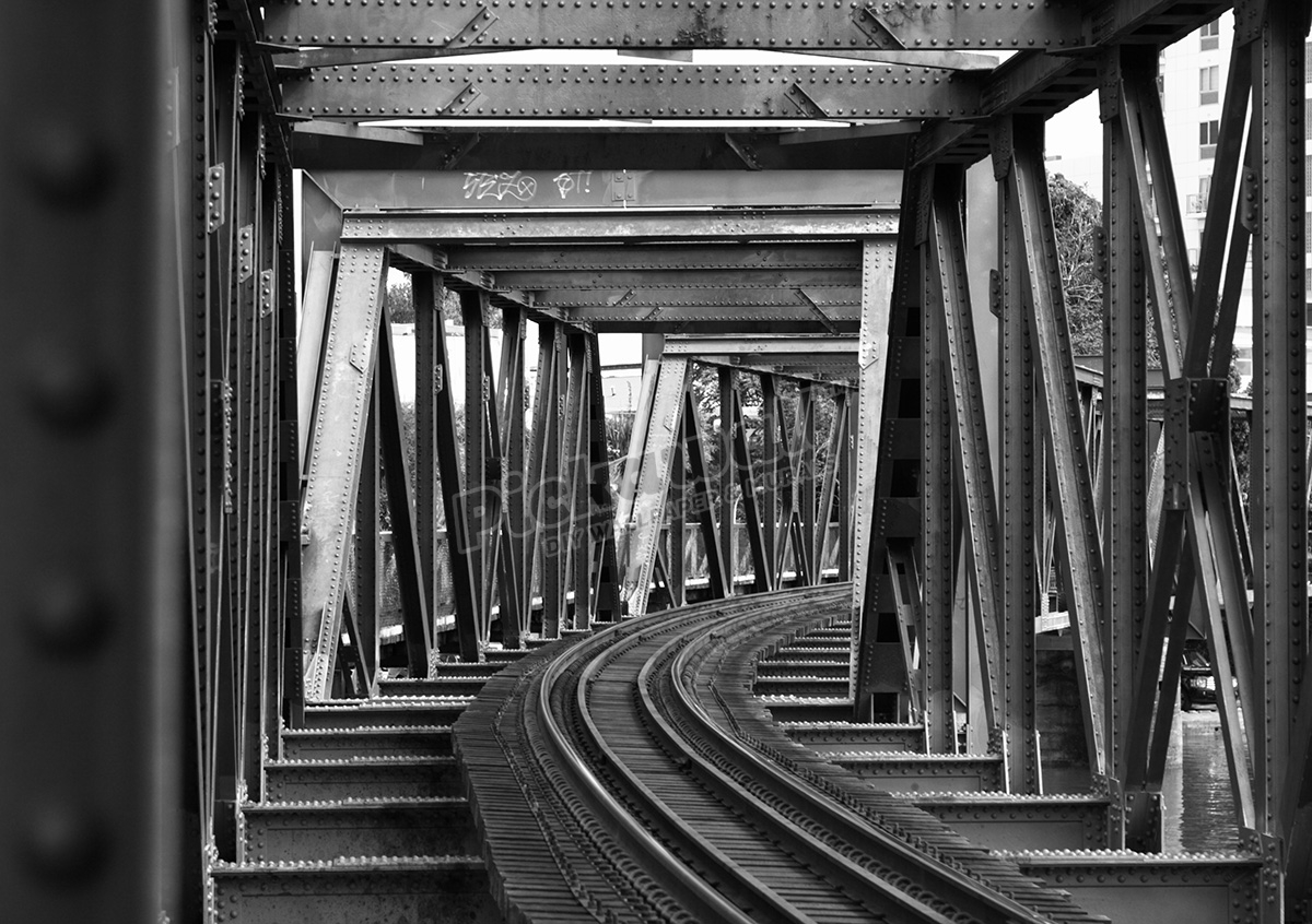 Steel Girder Railway bridge - Pickawall