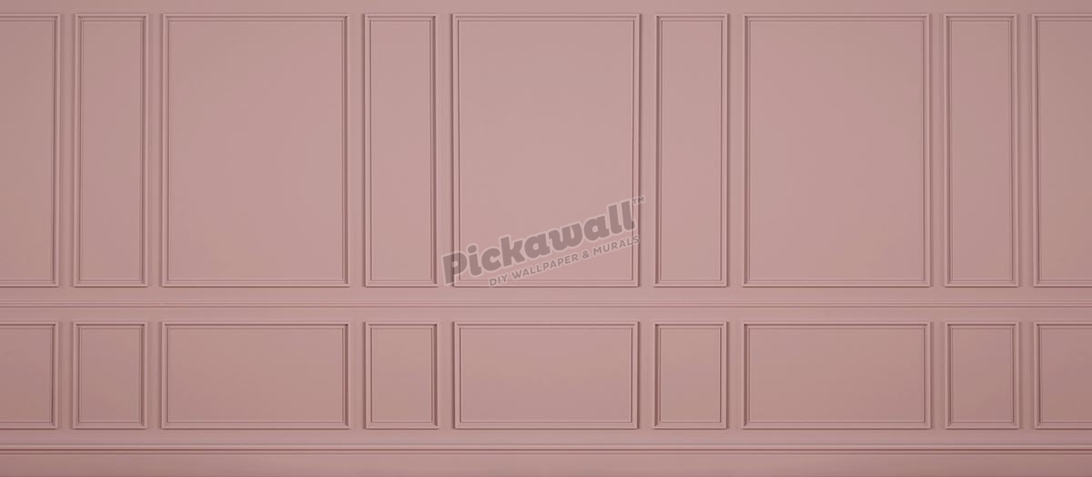 Pink Wood Wall Panelling Pickawall