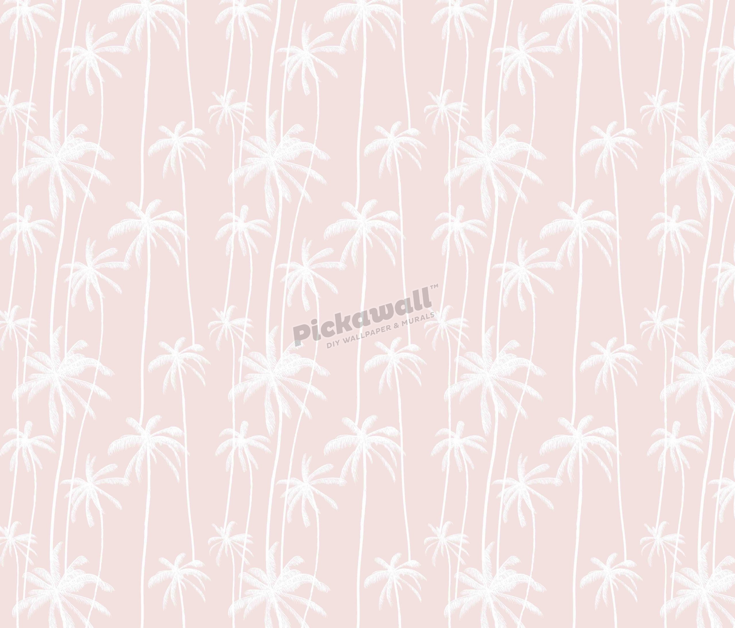 Pink Palm Trees - Pickawall