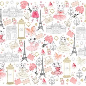 By Megan Hess Claris The Mouse Wallpaper Pickawall