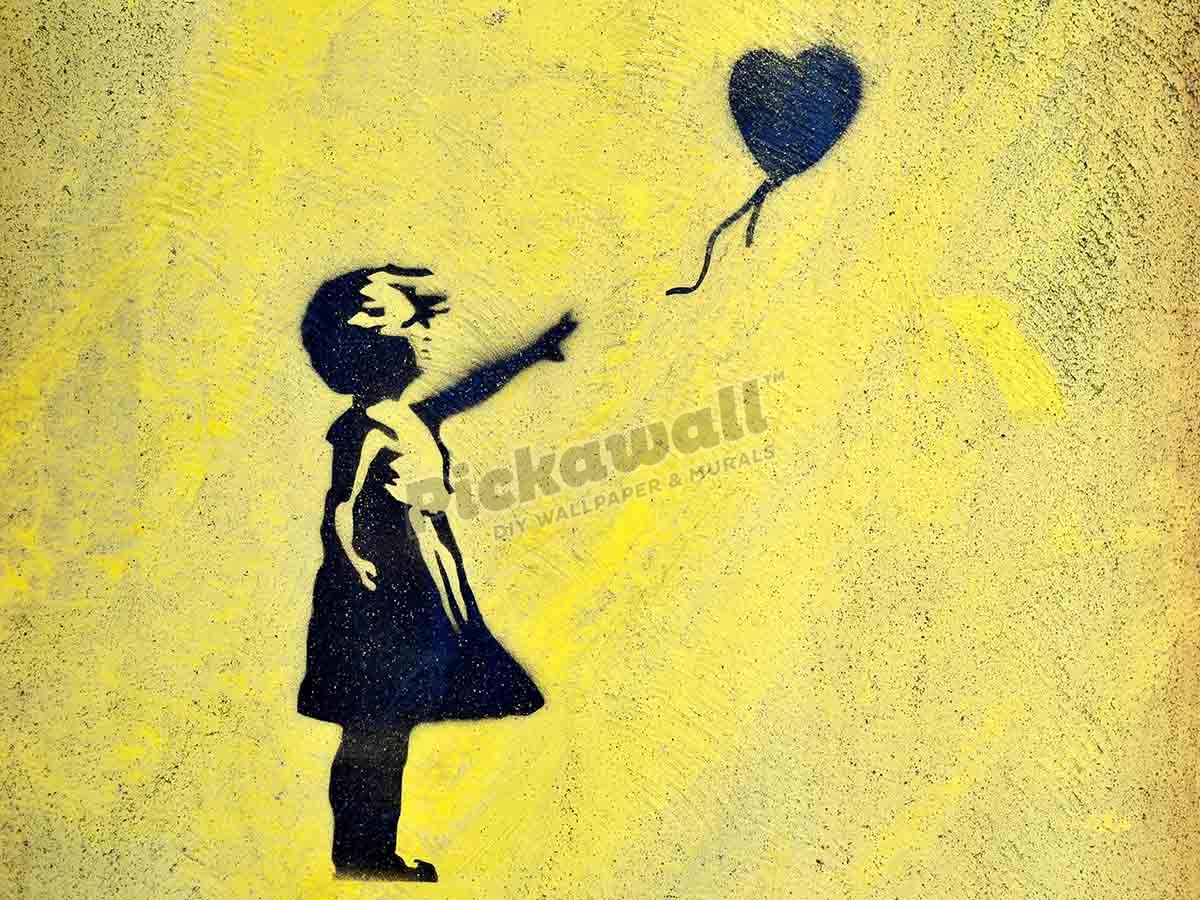 Street art – Banksy girl - Pickawall