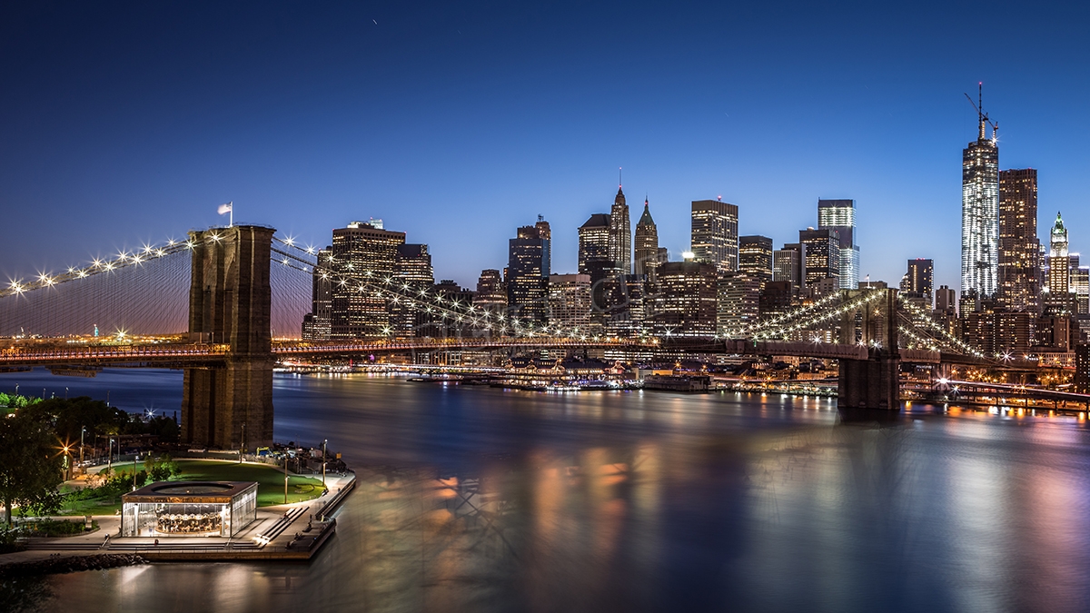 Brooklyn Bridge evening - Pickawall