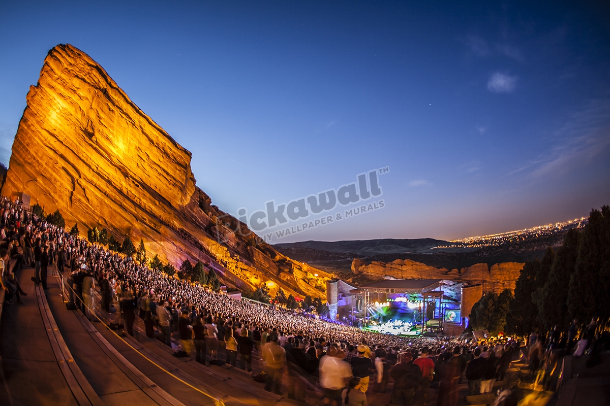 Crowd at Red Rocks Amphitheatre in Morrison Pickawall